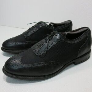 Allen Edmonds 1 Up Golf Wingtip Brogue Leather Oxfords Dress Footwear Men's 10 E